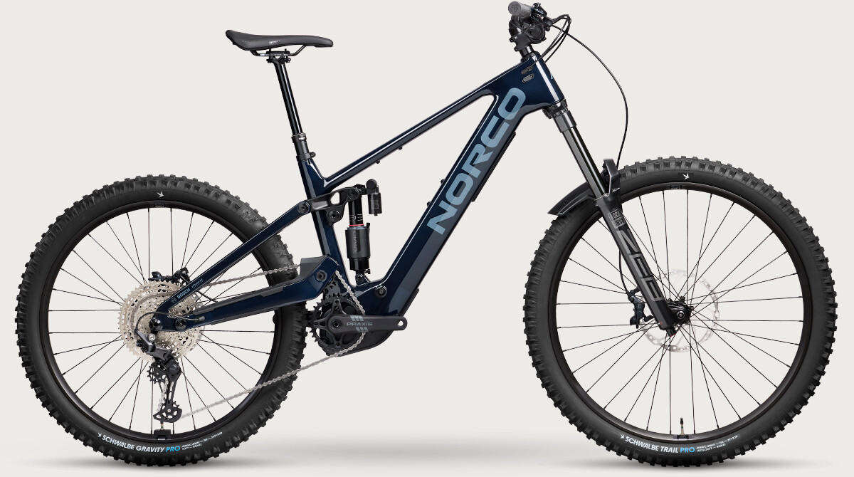 Norco Range VLT CX C2 e-MTB, side view