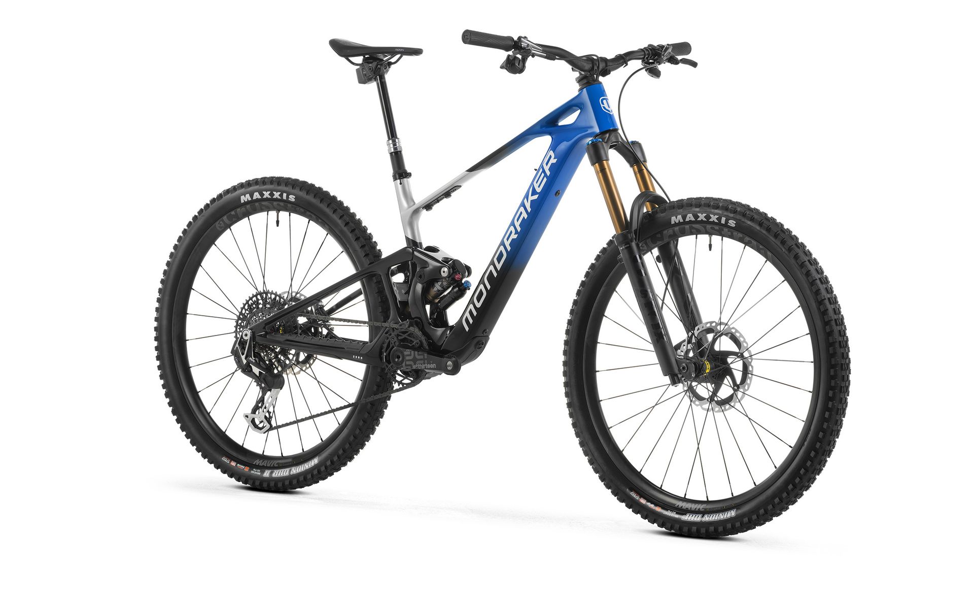 Mondraker Neat RR SL e-MTB, front three-quarter view