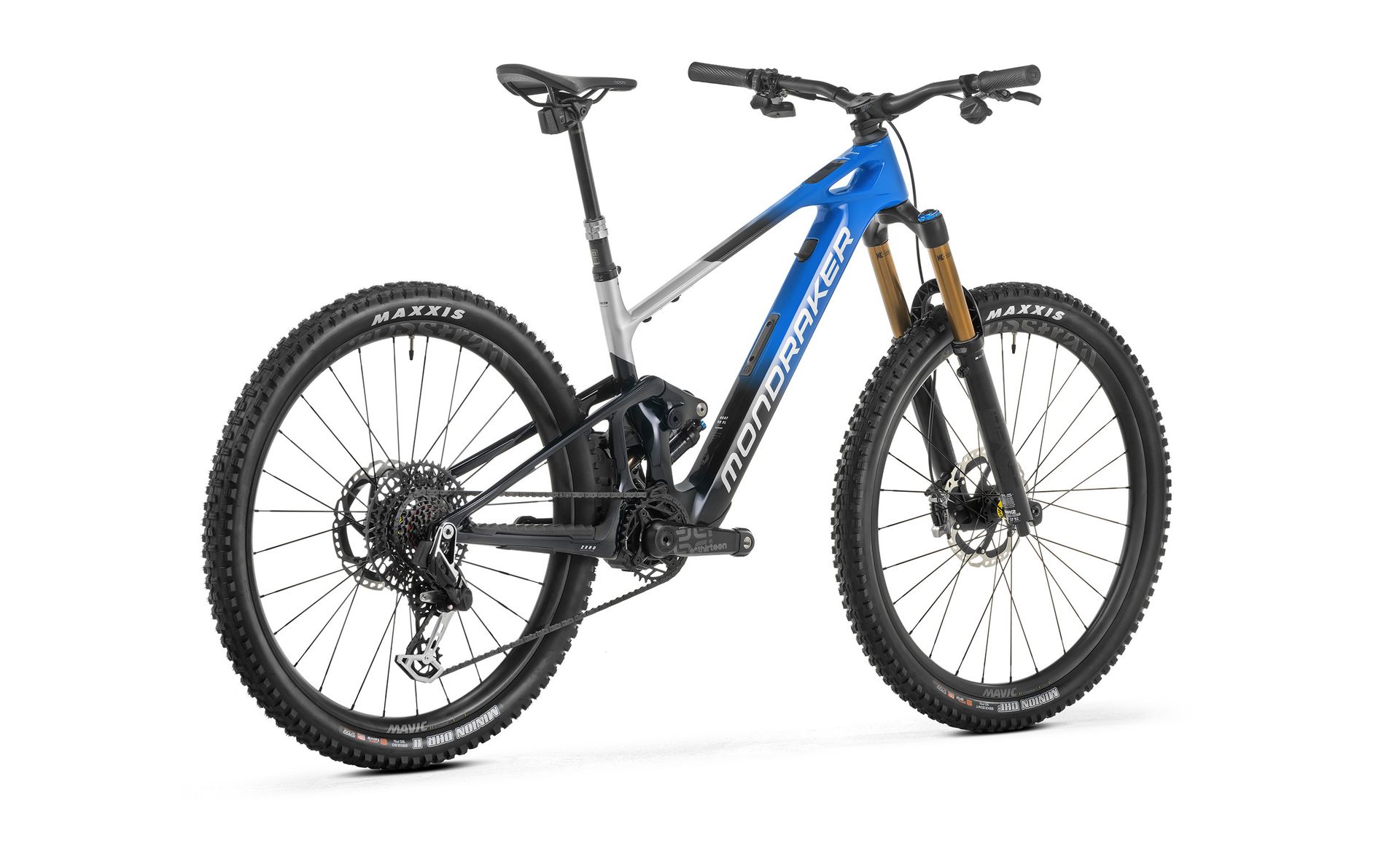 Mondraker Neat RR SL e-MTB, three-quarter view