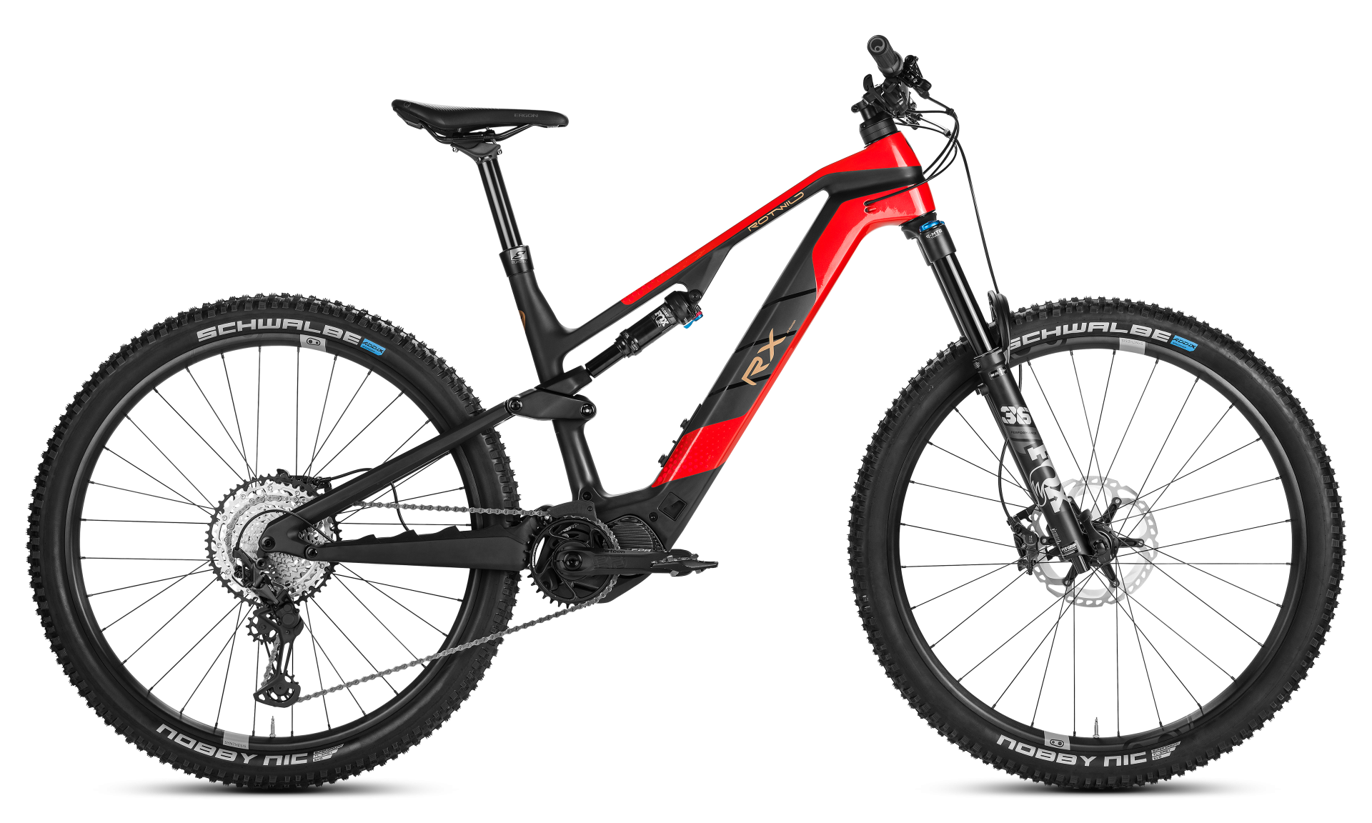 Rotwild R.X375 Pro e-MTB, side view