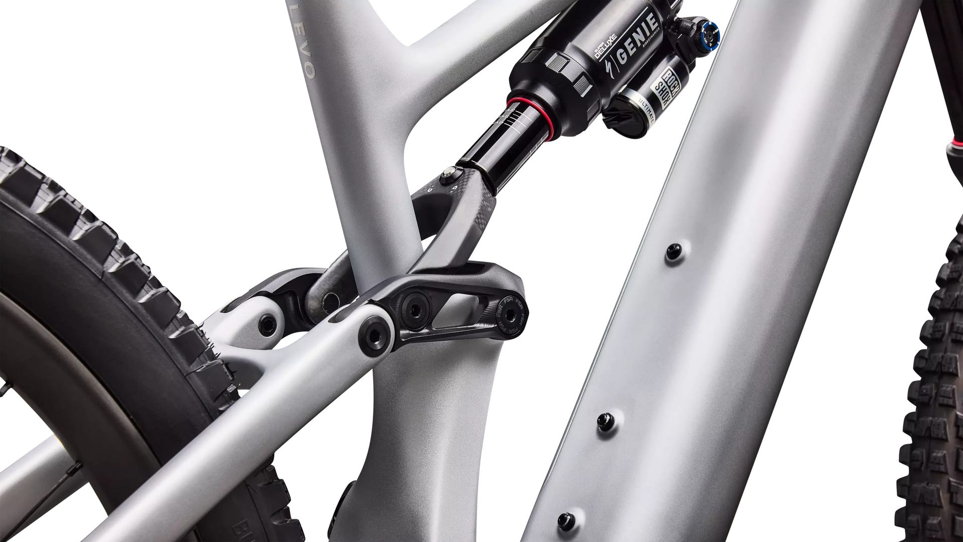 Specialized S-Works Turbo Levo 4 e-MTB, suspension linkage detail