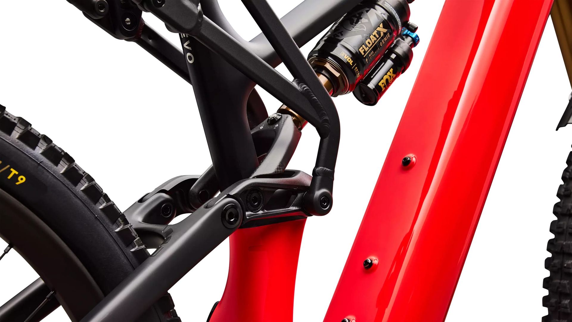 Specialized S-Works Turbo Levo 4 X e-MTB, suspension linkage detail