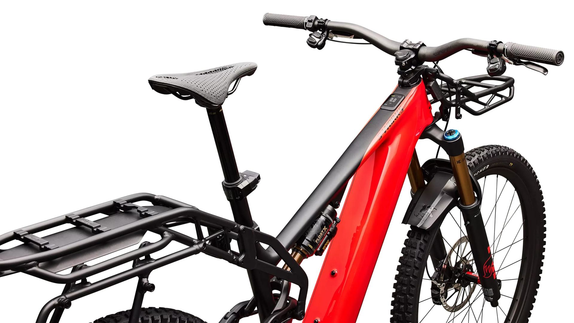 Specialized S-Works Turbo Levo 4 X e-MTB, rider view of cockpit