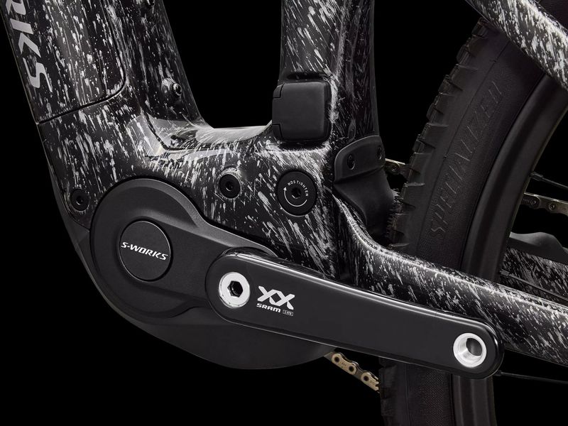 Specialized S-Works Turbo Levo R (FOX, 840 Wh) e-MTB, motor and crank detail