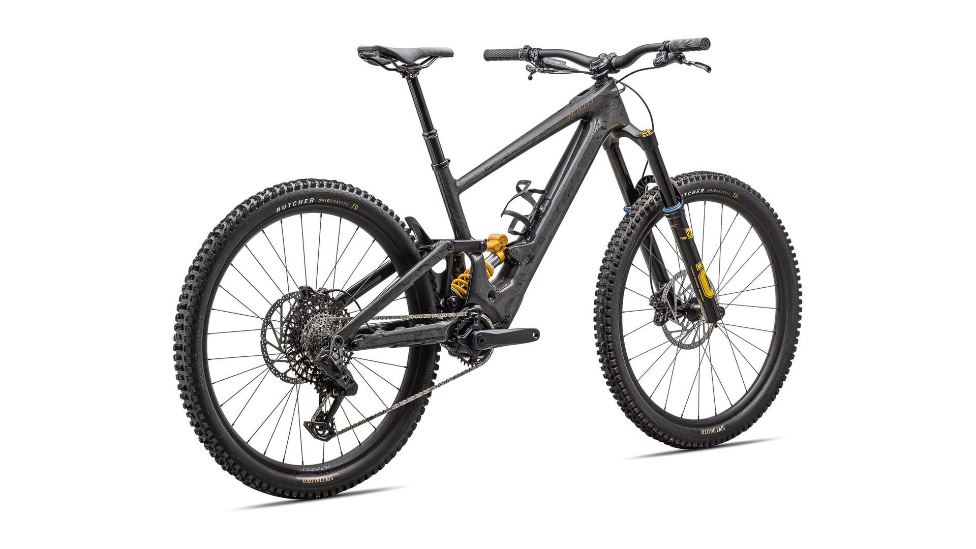 Specialized Turbo Kenevo SL 2 Öhlins Coil e-MTB, rear three-quarter view