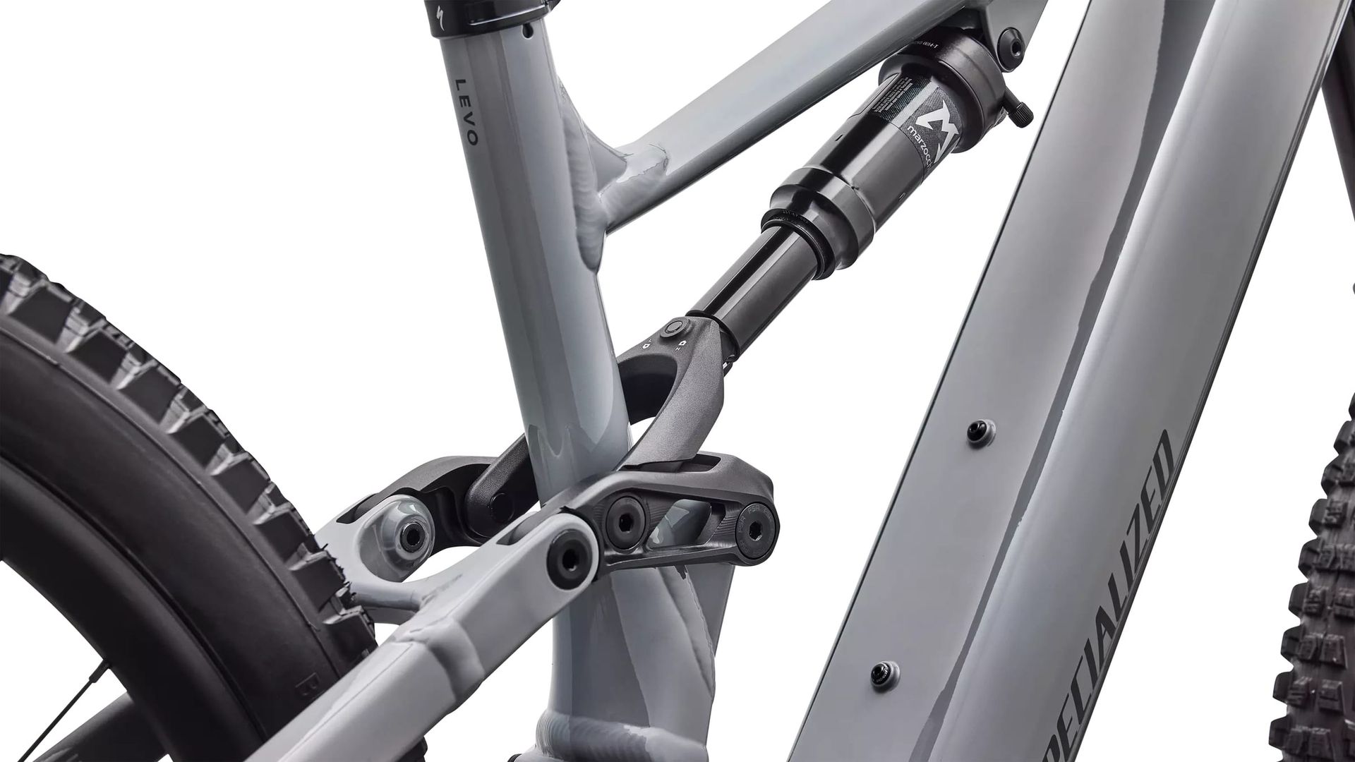 Specialized Turbo Levo 4 Alloy e-MTB, suspension linkage detail