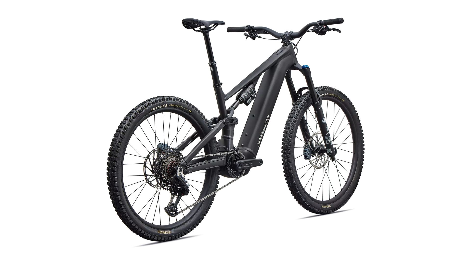 Specialized Turbo Levo 4 Comp Alloy e-MTB, rear three-quarter view