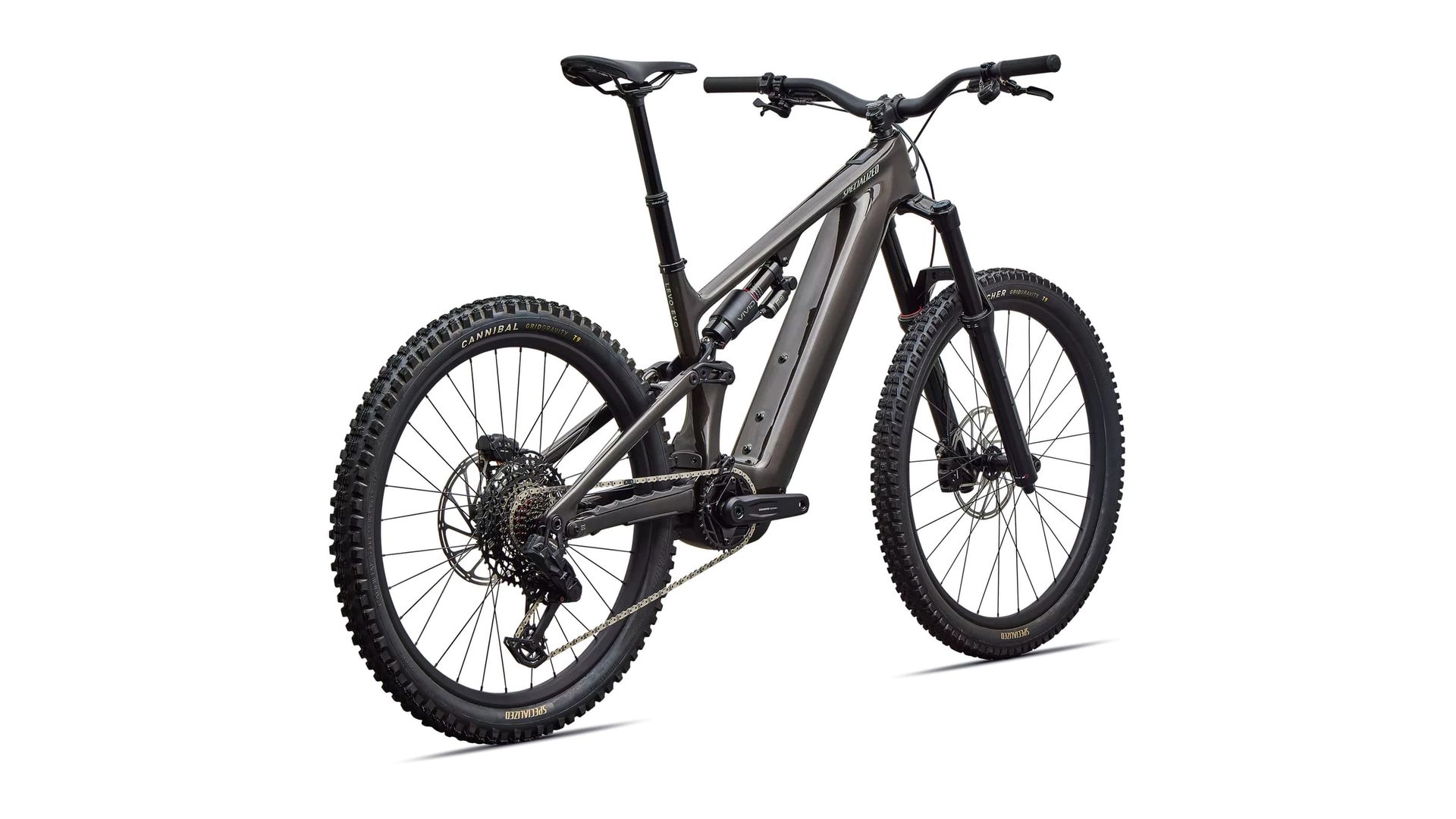 Specialized Turbo Levo 4 EVO Comp e-MTB, rear three-quarter view