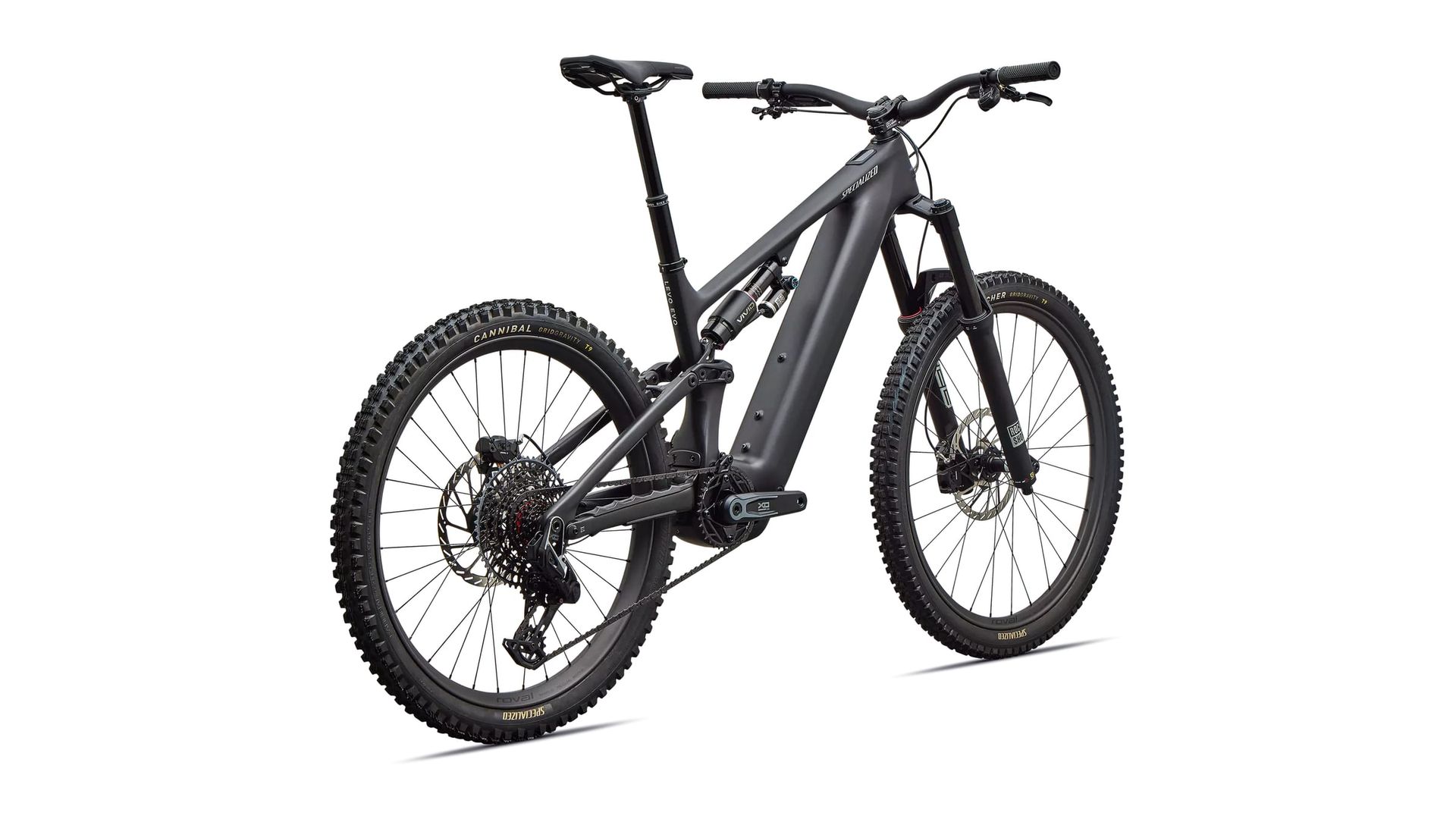 Specialized Turbo Levo 4 EVO Pro e-MTB, rear three-quarter view
