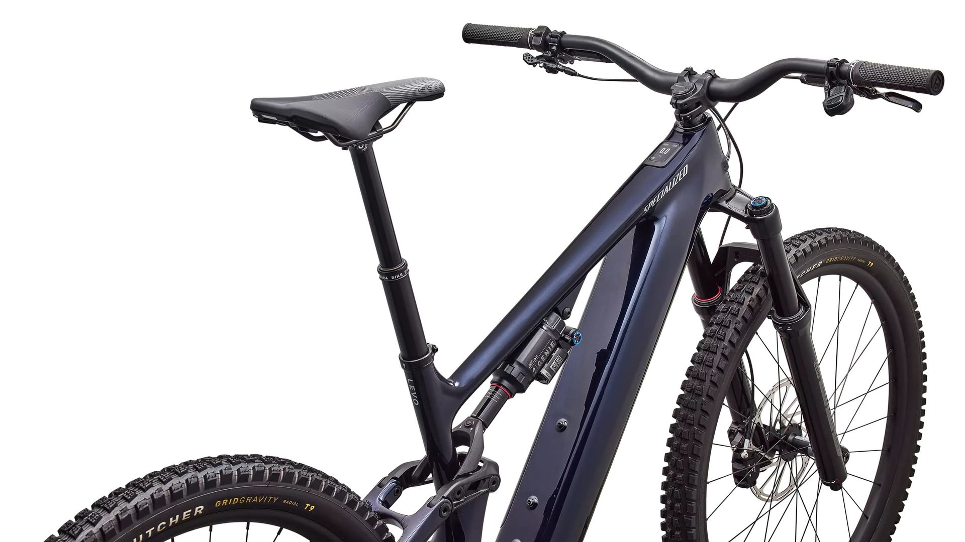Specialized Turbo Levo 4 Expert e-MTB, rider view of cockpit