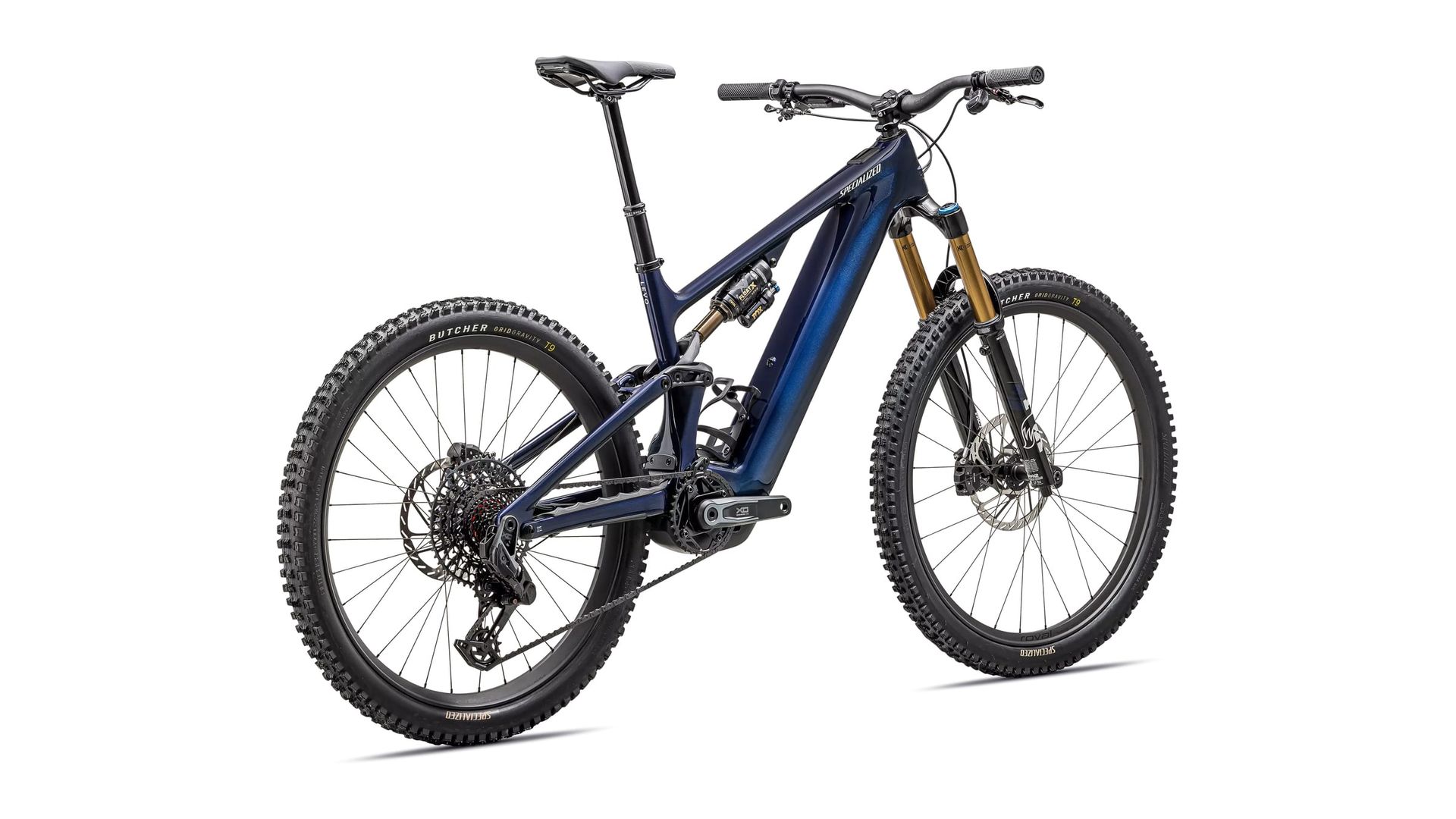 Specialized Turbo Levo 4 Pro e-MTB, rear three-quarter view