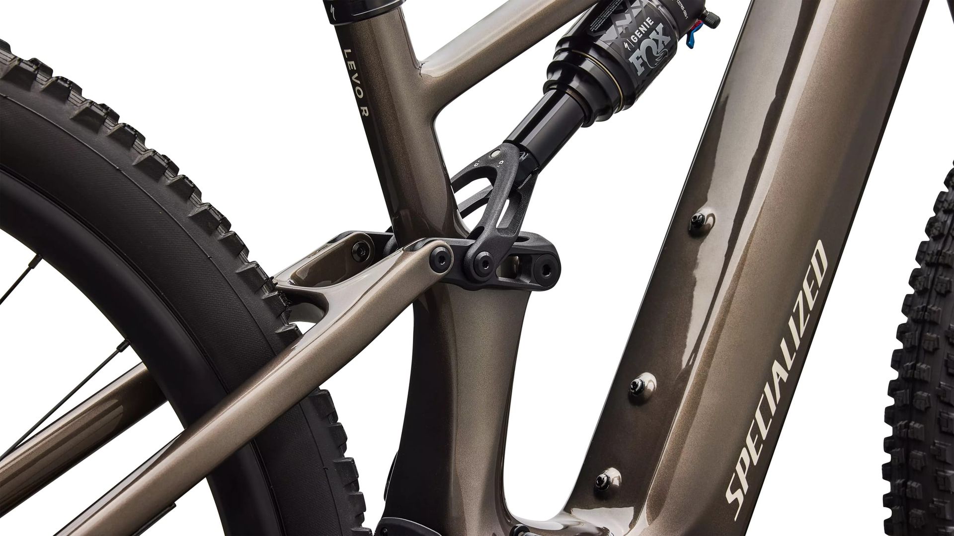 Specialized Turbo Levo R Comp e-MTB, suspension linkage detail