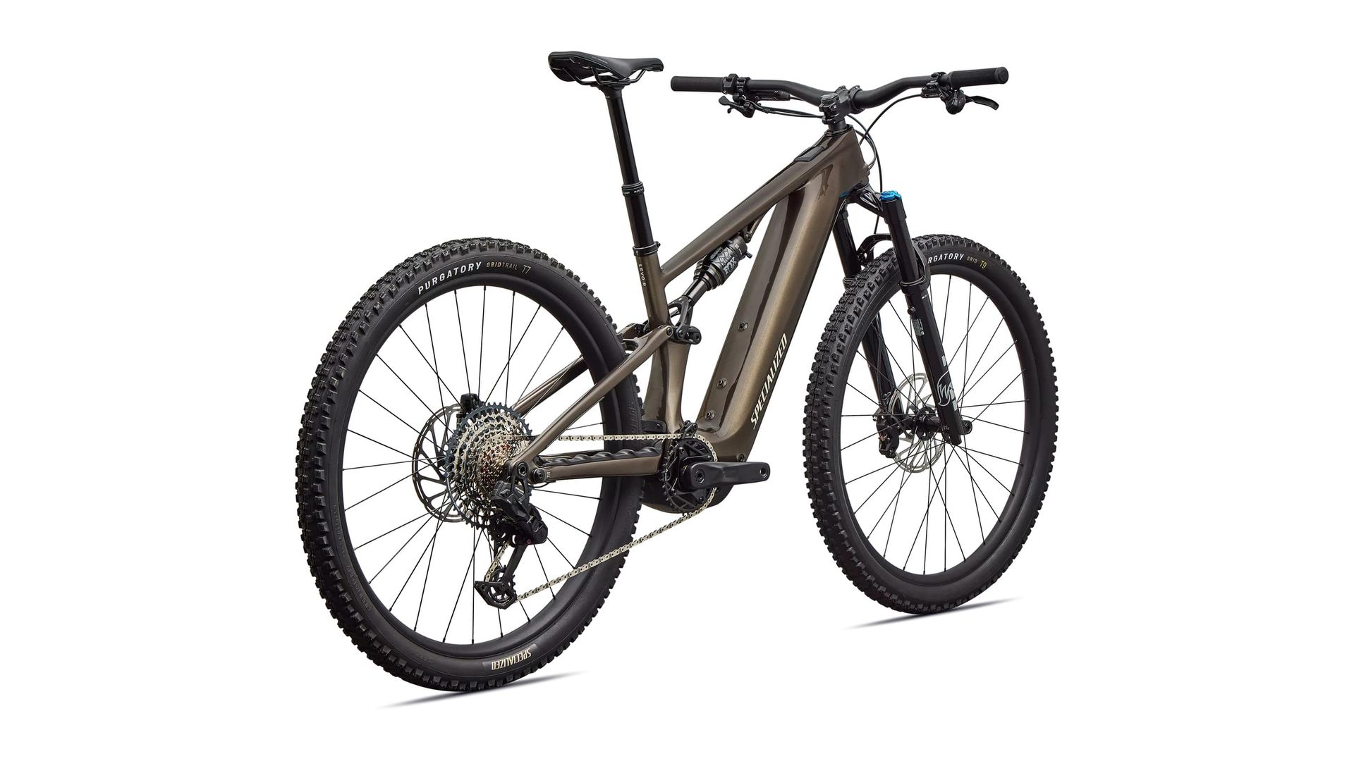 Specialized Turbo Levo R Comp e-MTB, rear three-quarter view