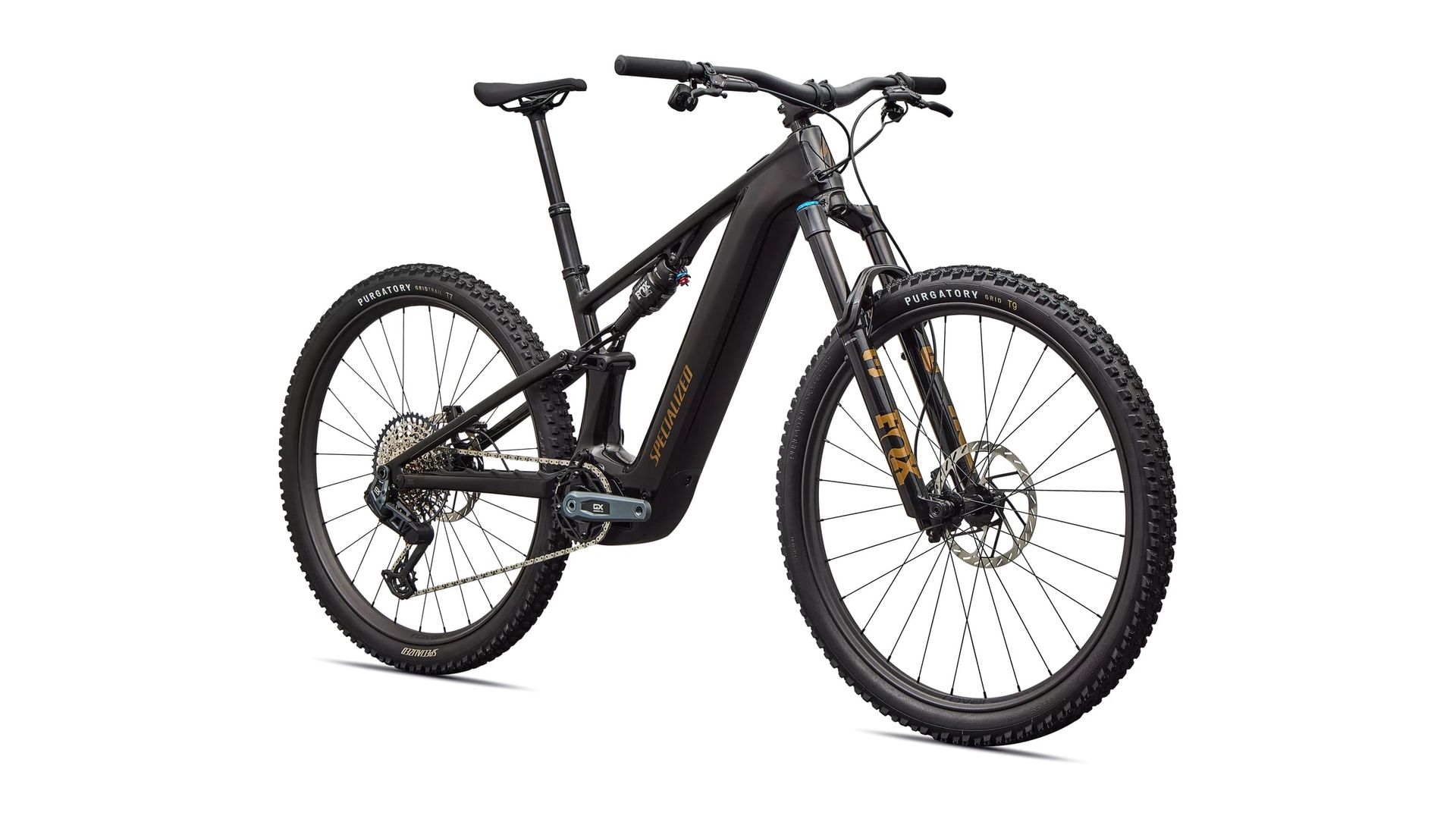 Specialized Turbo Levo R Expert e-MTB, front three-quarter view