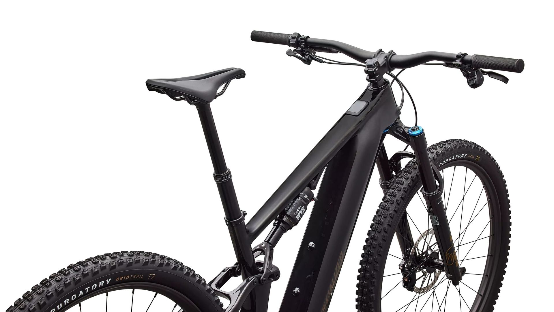 Specialized Turbo Levo R Expert e-MTB, rider view of cockpit