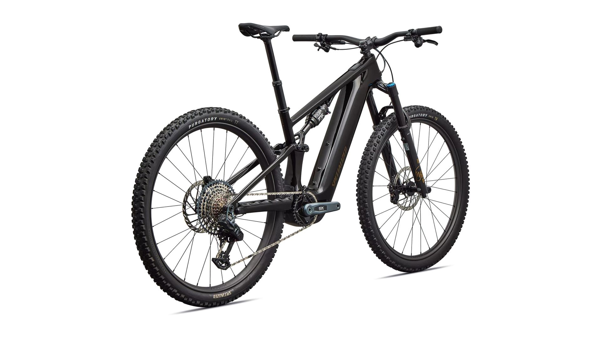 Specialized Turbo Levo R Expert e-MTB, rear three-quarter view