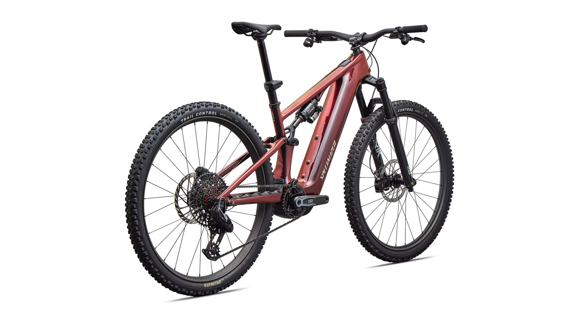 Specialized Turbo Levo R Pro e-MTB, rear three-quarter view