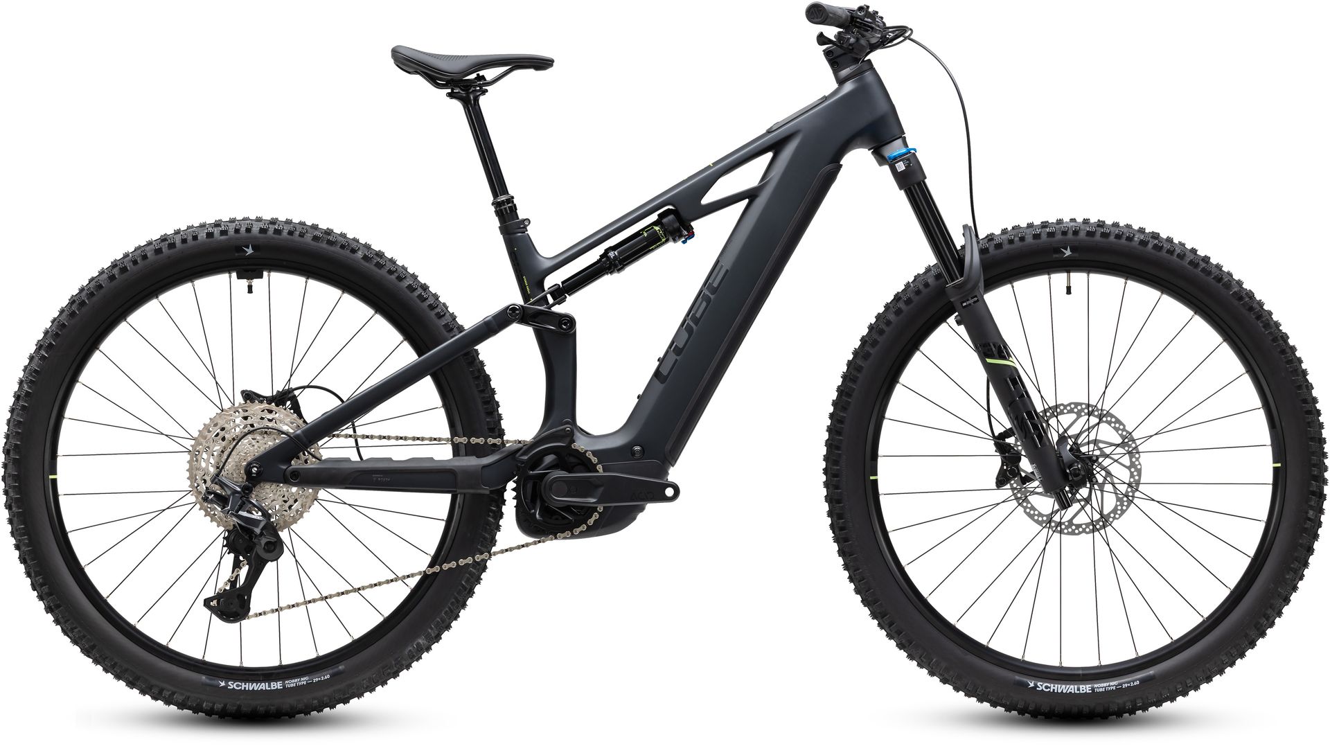 Cube Stereo Hybrid ONE44 HPC Race 800 e-MTB, side view