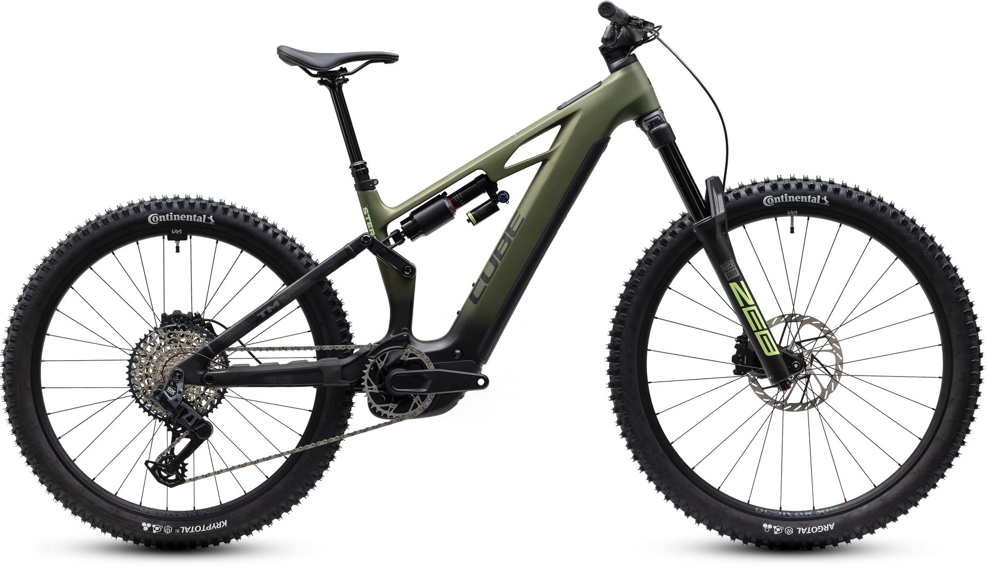 Cube Stereo Hybrid ONE77 HPC TM 800 e-MTB, side view