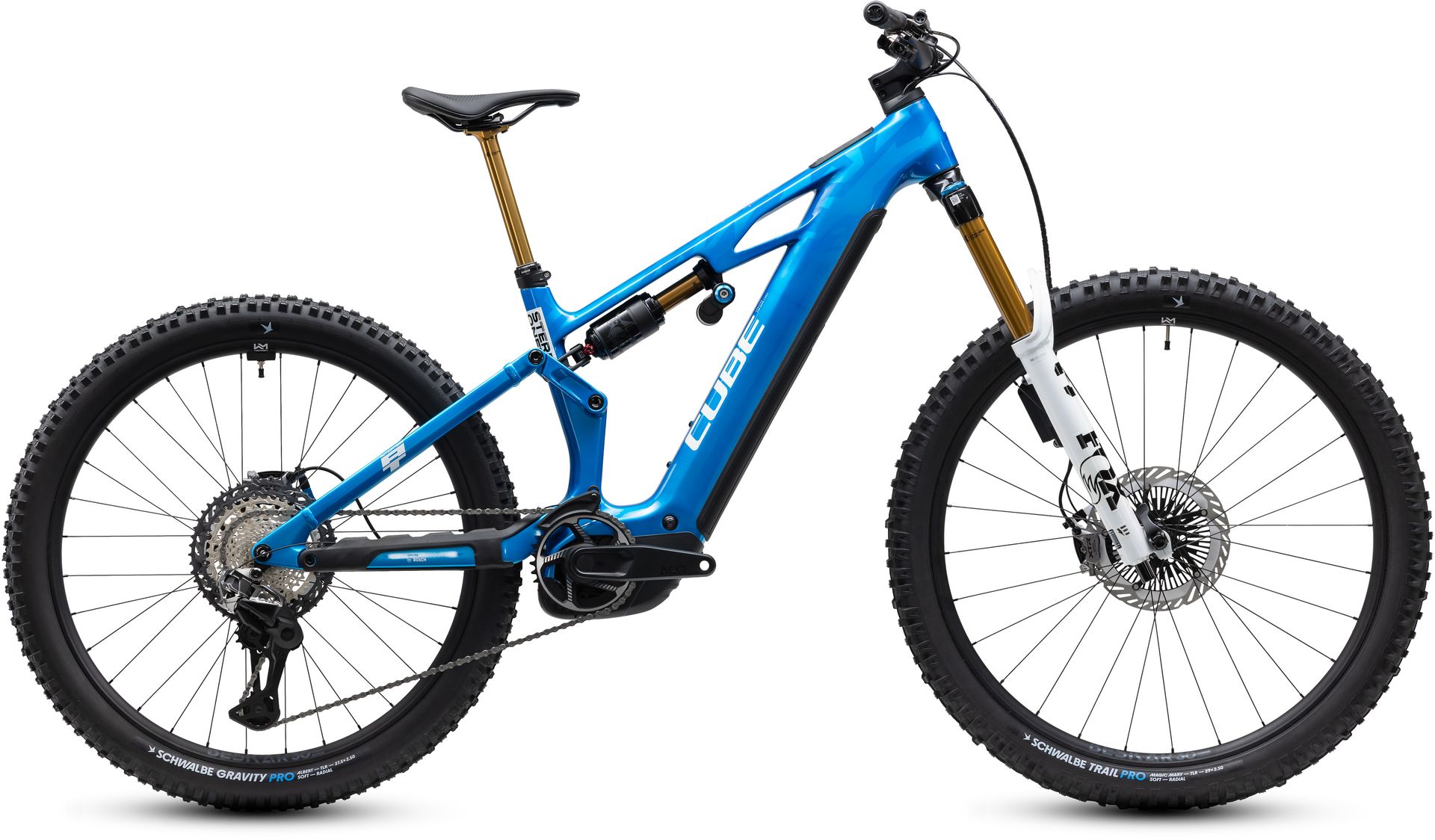 Cube Stereo Hybrid ONE77 HPC AT 800 e-MTB, side view