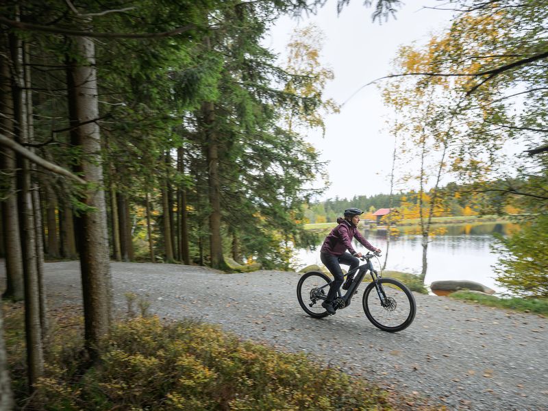 Cube Reaction Hybrid ONE 720 e-MTB, riding shot 1